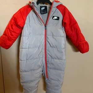 Nike Gray-red baby Snowsuit size 18 months